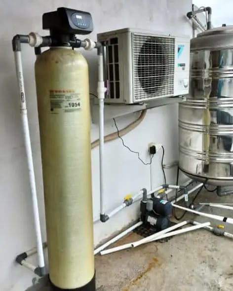 Tabung Filter Otomatis Digital Head + Tangki Stainless